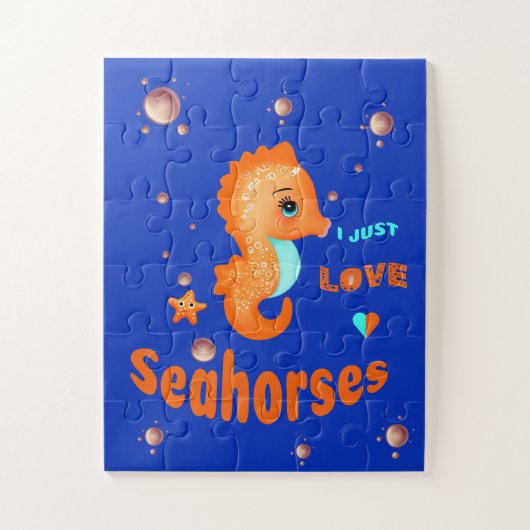 Puzzle Cheval de mer à l'orange (Vertical)