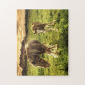 Puzzle Cheval de mère et de poulain (Vertical)