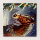 Puzzle Cheval de Noël (1) (Horizontal)