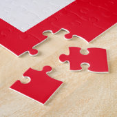 Puzzle Cheval de Noël et Père Noël (Côté)