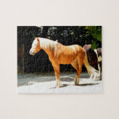 Puzzle Cheval de palomino (Horizontal)