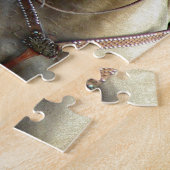 Puzzle Cheval de rodéo Buckskin (Côté)