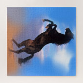 Puzzle Cheval d'élevage - Animaux sauvages Art (Horizontal)