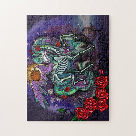 Puzzle Cheval Día de Muertos (Vertical)