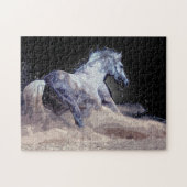 Puzzle Cheval en action - Animaux Art (Horizontal)