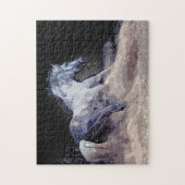 Puzzle Cheval en action - Animaux Art (Vertical)