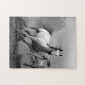 Puzzle Cheval en course (Horizontal)