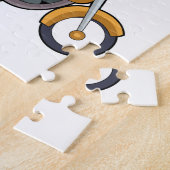 Puzzle Cheval en Cowboy avec Lasso & Motorcycle (Côté)