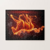 Puzzle Cheval en feu (Horizontal)