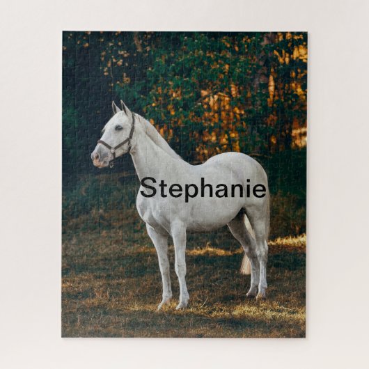 Puzzle Cheval en Paddock et fermier cheval amoureux, amou (Vertical)