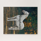 Puzzle Cheval en Paddock et fermier cheval amoureux, amou (Horizontal)