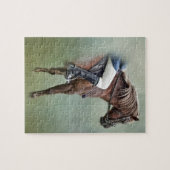 Puzzle Cheval et cavalier (Horizontal)