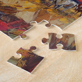 Puzzle Cheval et cavalier Vérifier le troupeau au coucher (Côté)