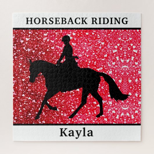 Puzzle Cheval fille (Vertical)