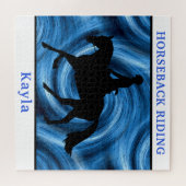 Puzzle Cheval fille (Horizontal)