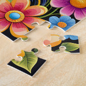 Puzzle Cheval fleur (Côté)
