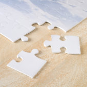 Puzzle Cheval Friésien Noir En Neige (Côté)