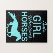 Puzzle Cheval Gallop Une Fille Qui Aime Les Chevaux (Horizontal)