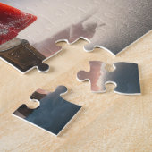 Puzzle Cheval gris Dappy d'hiver (Côté)