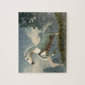 Puzzle Cheval gris sauvage (Vertical)