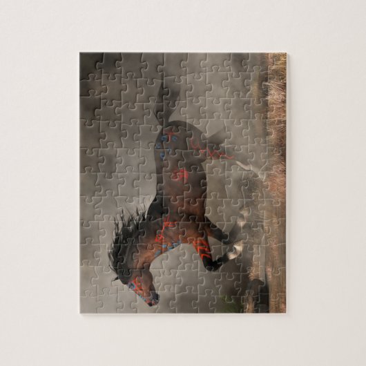 Puzzle Cheval guerrier de la Galloping (Vertical)