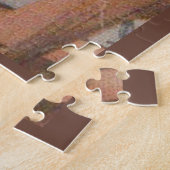 Puzzle cheval heureux en brun (Côté)