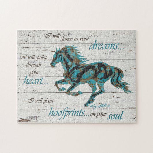 Puzzle Cheval inspirant (Horizontal)