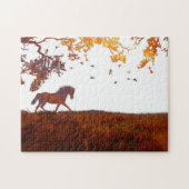 Puzzle Cheval minimaliste moderne (Horizontal)