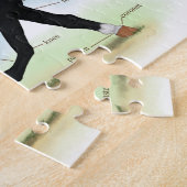 Puzzle Cheval noir avec carte d'anatomie Star & Sock (Côté)