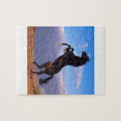 Puzzle Cheval noir d'étalon (Horizontal)