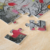 Puzzle Cheval noir en Fleur sauvage (Côté)