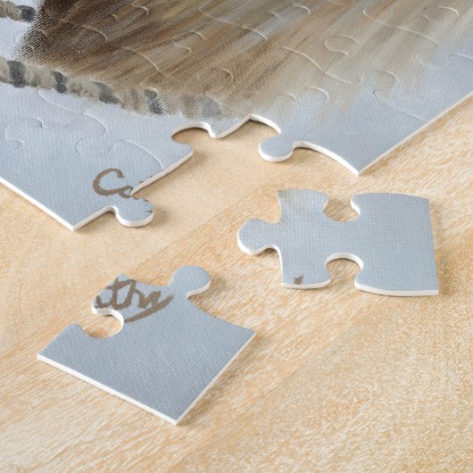 Puzzle Cheval occidental de travail (Côté)