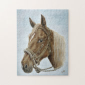 Puzzle Cheval occidental de travail (Vertical)