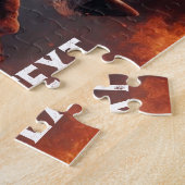 Puzzle Cheval pâle et la mort Halloween (Côté)