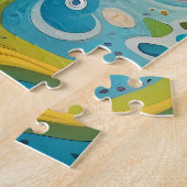 Puzzle Cheval Peint en Whimsical : Un espace Abstrait (Côté)