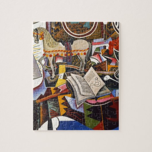 Puzzle Cheval Pipe Fleur rouge par Joan Miro (Vertical)