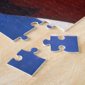 Puzzle Cheval Pipe Fleur rouge par Joan Miro Peinture Art (Côté)