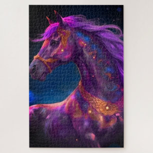 Puzzle Cheval pourpre