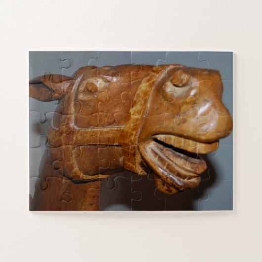 Puzzle Cheval Rocheux mignon (Horizontal)