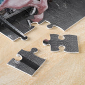 Puzzle Cheval rose de carrousel (Côté)