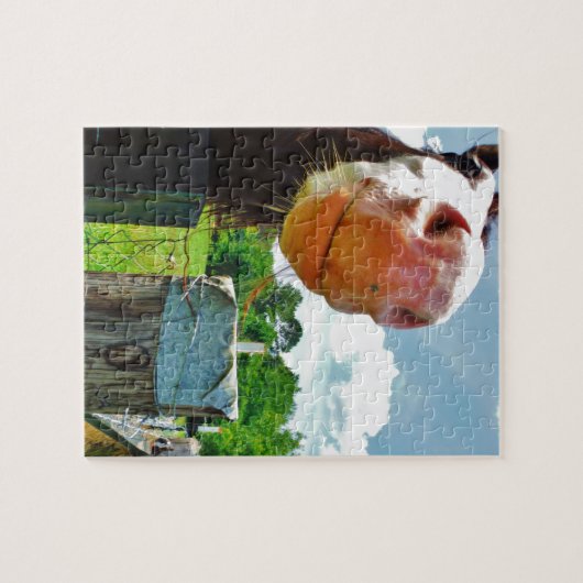 Puzzle Cheval souriant (Horizontal)