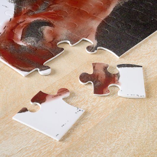 Puzzle cheval sympathique (Côté)