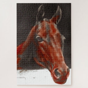 Puzzle cheval sympathique