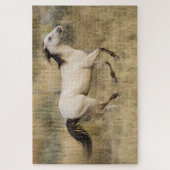 Puzzle Cheval Traversant L'Herbe Des Prairies (Vertical)