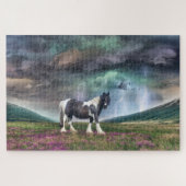 Puzzle Cheval Tzigane Vanner Dans Une Tempête (Horizontal)