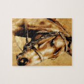 Puzzle Cheval vintage du fineart F049 (Horizontal)