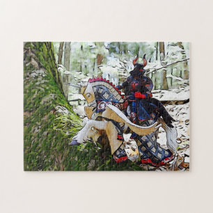 Puzzle Chevalier blindé fantaisie sur Pegasus