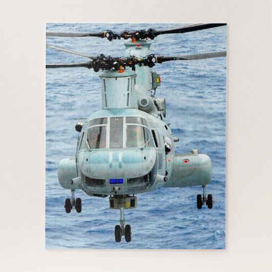 Puzzle CHEVALIER DE MER CH-46E (16x20 POUCES) (Vertical)