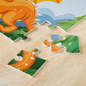 Puzzle Chevalier et dragon (Côté)