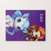 Puzzle Chevalier et fille de dragon (Horizontal)